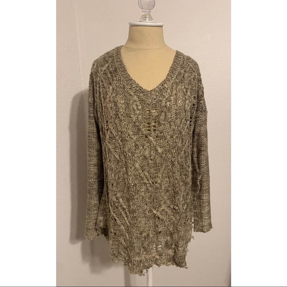 Altard State Fringed Hem Sweater